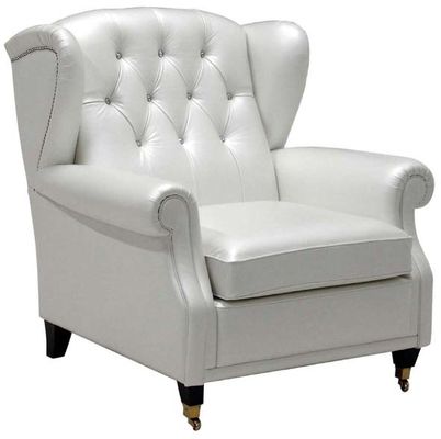 CE SGS Chesterfield Luxury Living Room Furniture Antique Leather Sofa Set