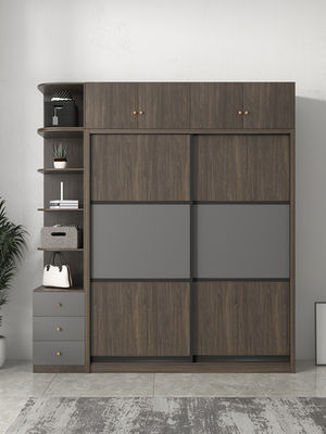 Patten Chipboard Plywood Modern Bedroom Wardrobe 2 Door Sliding Wardrobe
