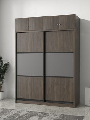 Patten Chipboard Plywood Modern Bedroom Wardrobe 2 Door Sliding Wardrobe
