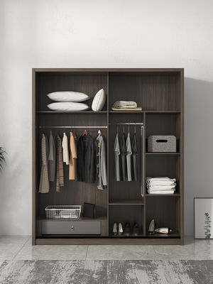 Patten Chipboard Plywood Modern Bedroom Wardrobe 2 Door Sliding Wardrobe